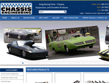 Tablet Screenshot of chassisengineering.com